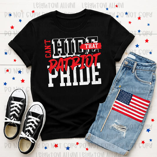 Faith Academy Can’t Hide That Patriot Pride Spirit Tee