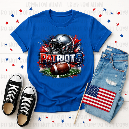 Faith Academy Patriots Friday Night Lights Spirit Tee