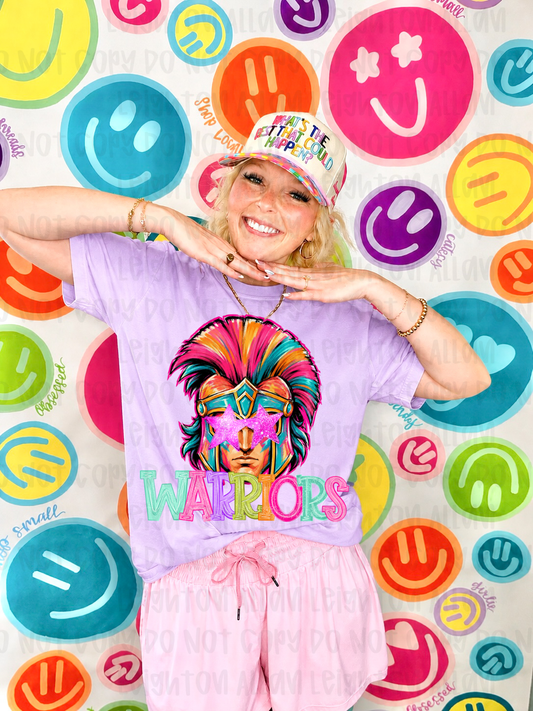 Neon Warriors Mascot Spirit Wear Tshirt