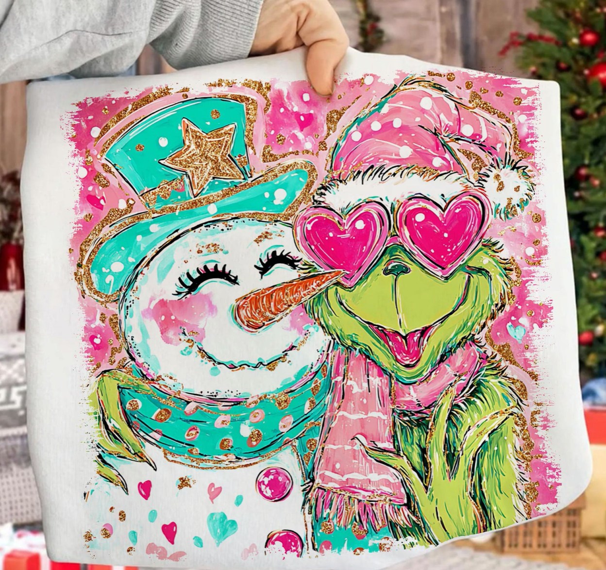 Christmas Pals Graphic Tee and Sweatshirt