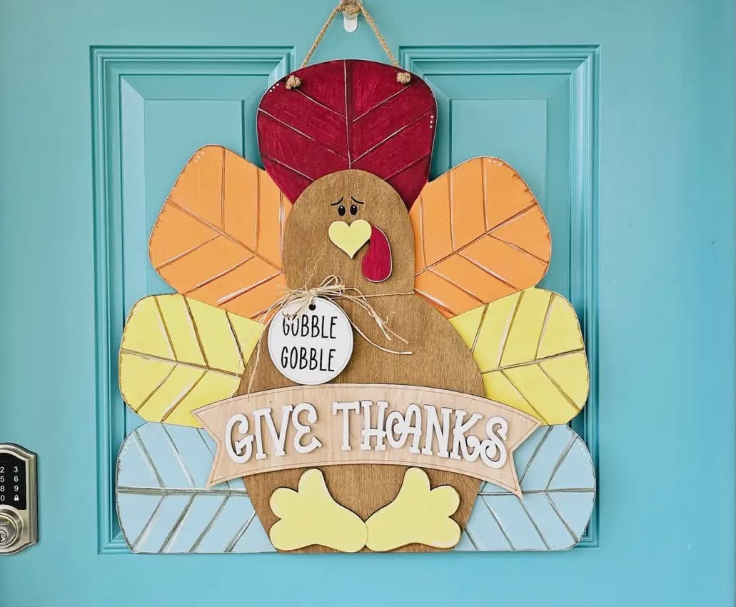 September 12th Door Hanger Paint Party Give Thanks