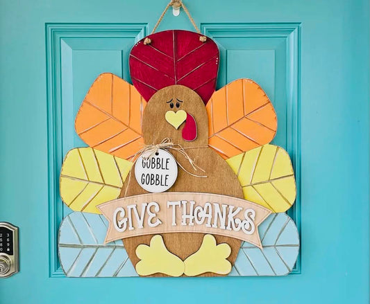 September 12th Door Hanger Paint Party Give Thanks