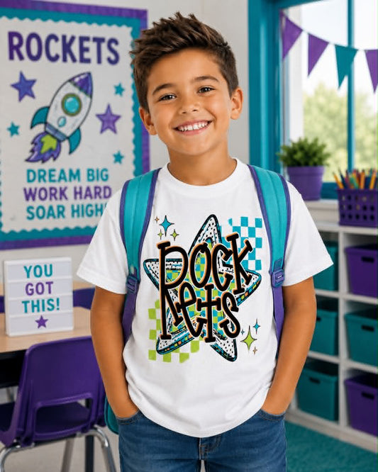 Rockets Retro Star Spirit Shirt