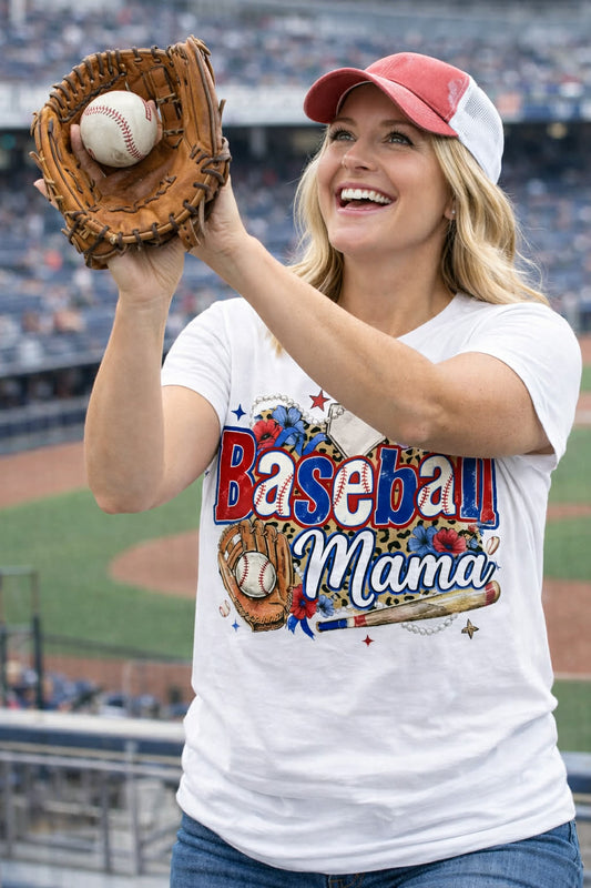 Baseball Mama Shirt, Baseball Mom Shirt, Game Day Baseball Tee, Leopard Baseball Mom Shirt, Baseball Mom Gift, Baseball Season Shirt, Sports Mom Tee