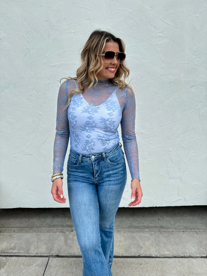 Valentine Roxy Lace Top in Five Colors