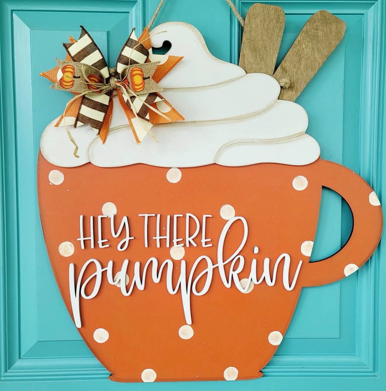 September 12th Paint Party Hey There Pumpkin Door Hanger