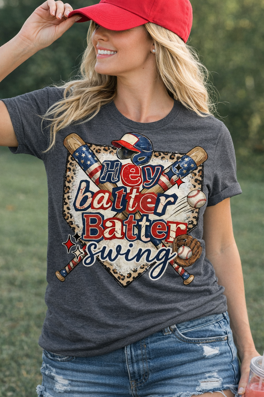Baseball Mom Shirt Hey batter batter Tee | Baseball Family Shirts | Game Day Mom Tee | Baseball Sister Dad Matching Shirts