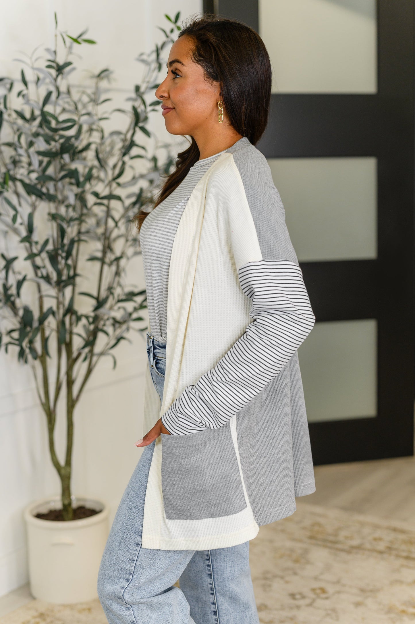 Consider it So Color Block Cardigan