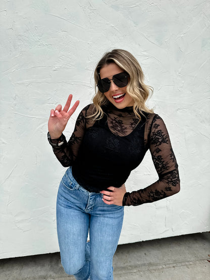 Valentine Roxy Lace Top in Five Colors