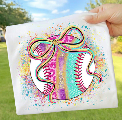 Baseball Mom Shirt Colorful Baseball Tee | Baseball Family Shirts | Game Day Mom Tee | Baseball Sister Dad Matching Shirts