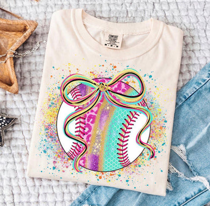 Baseball Mom Shirt Colorful Baseball Tee | Baseball Family Shirts | Game Day Mom Tee | Baseball Sister Dad Matching Shirts