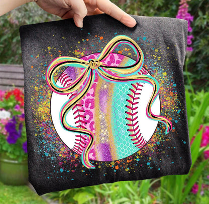 Baseball Mom Shirt Colorful Baseball Tee | Baseball Family Shirts | Game Day Mom Tee | Baseball Sister Dad Matching Shirts