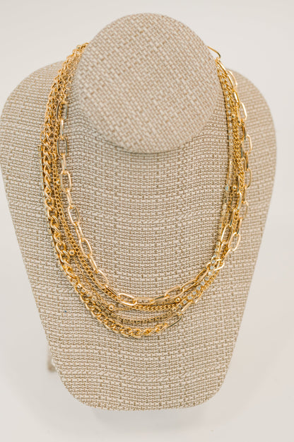 Golden Hour Links Everyday Set in Gold