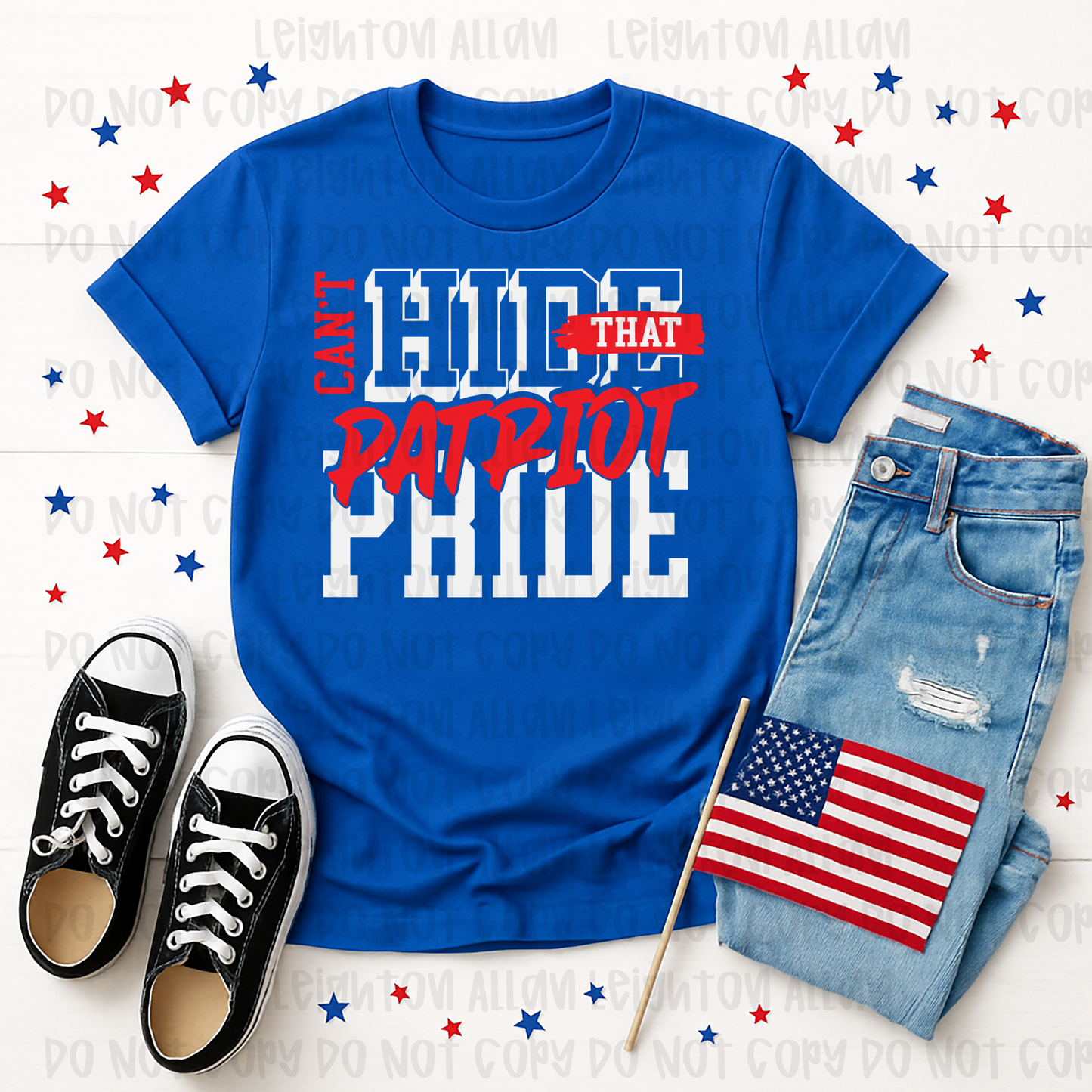 Faith Academy Can’t Hide That Patriot Pride Spirit Tee