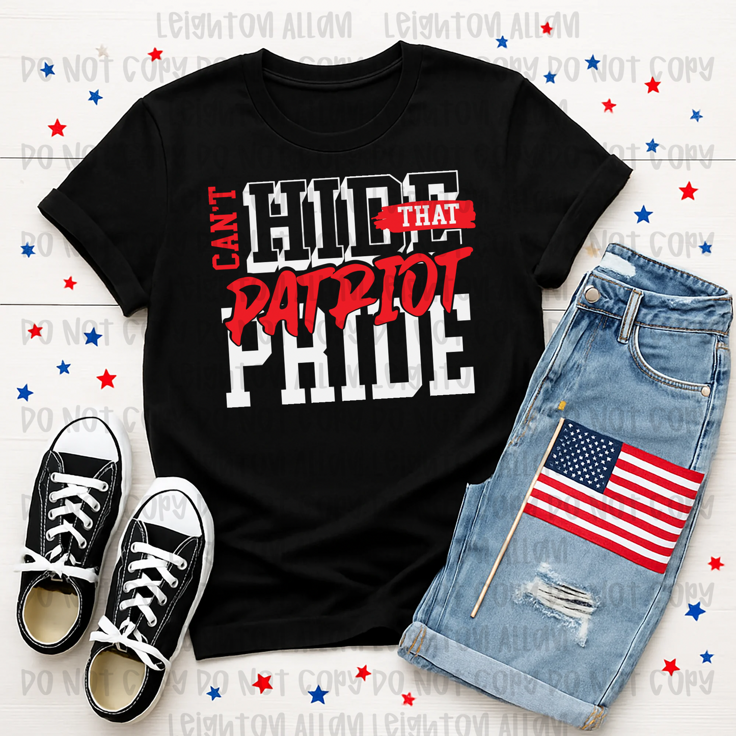 Faith Academy Can’t Hide That Patriot Pride Spirit Tee
