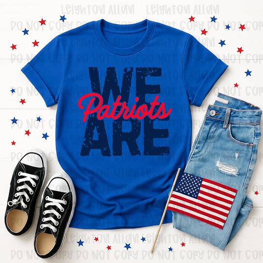 Faith Academy We Are Patriots Spirit Tee