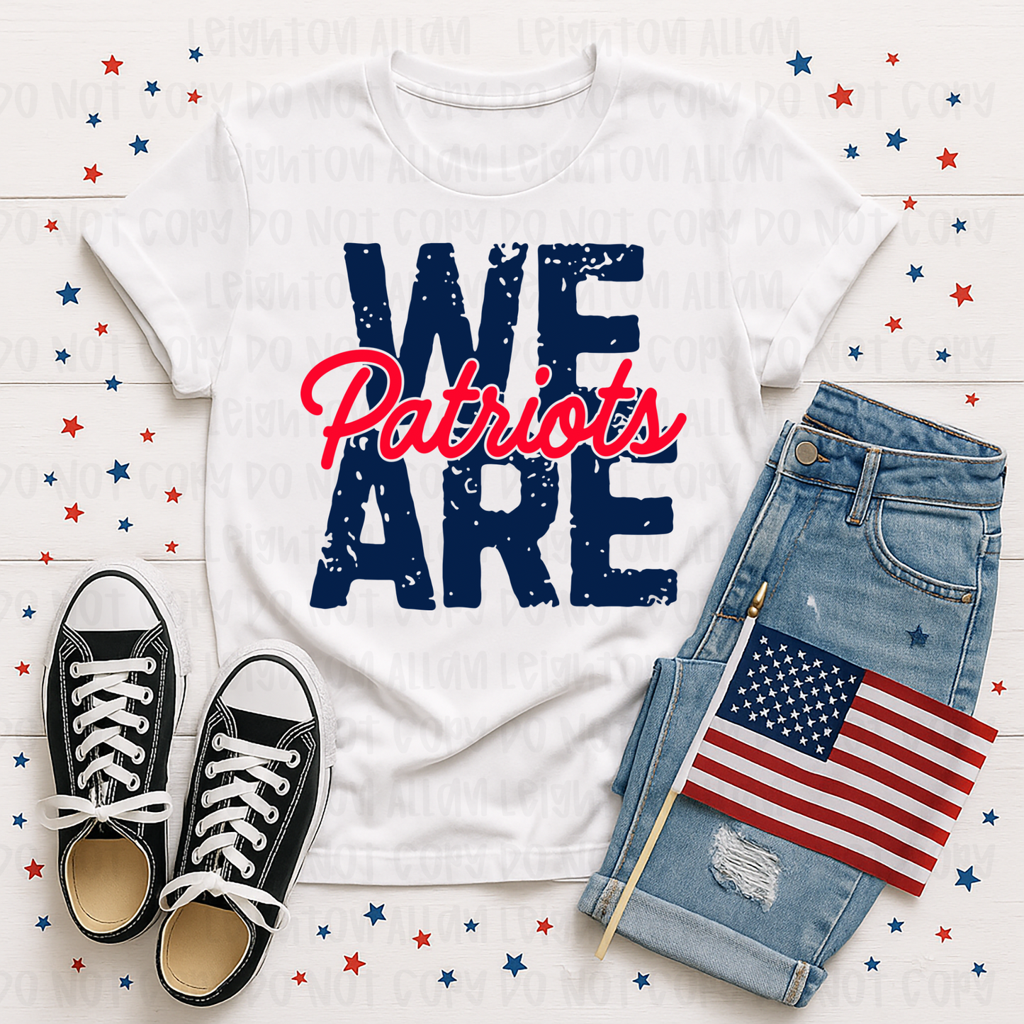Faith Academy We Are Patriots Spirit Tee