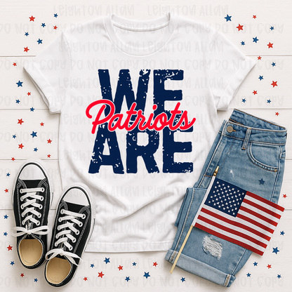 Faith Academy We Are Patriots Spirit Tee