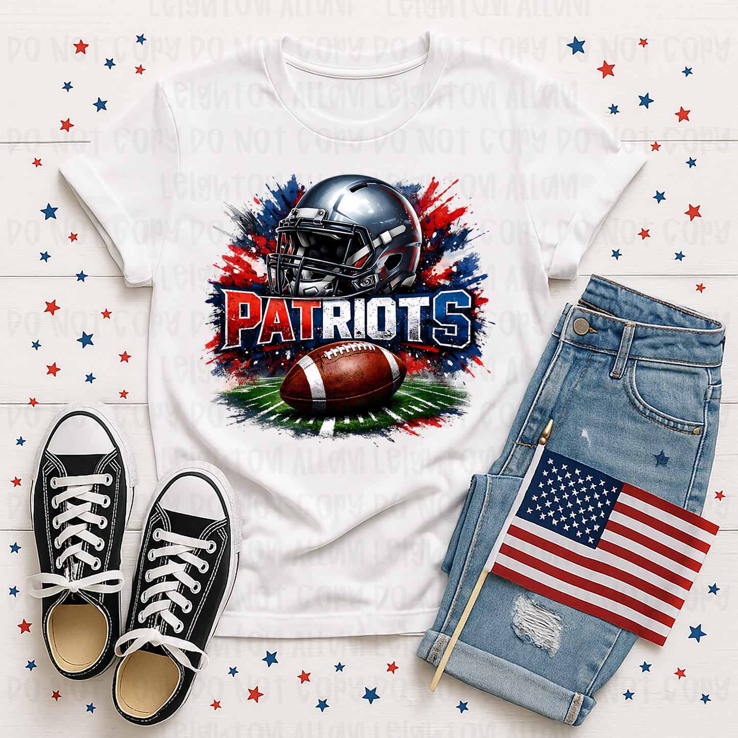 Faith Academy Patriots Friday Night Lights Spirit Tee