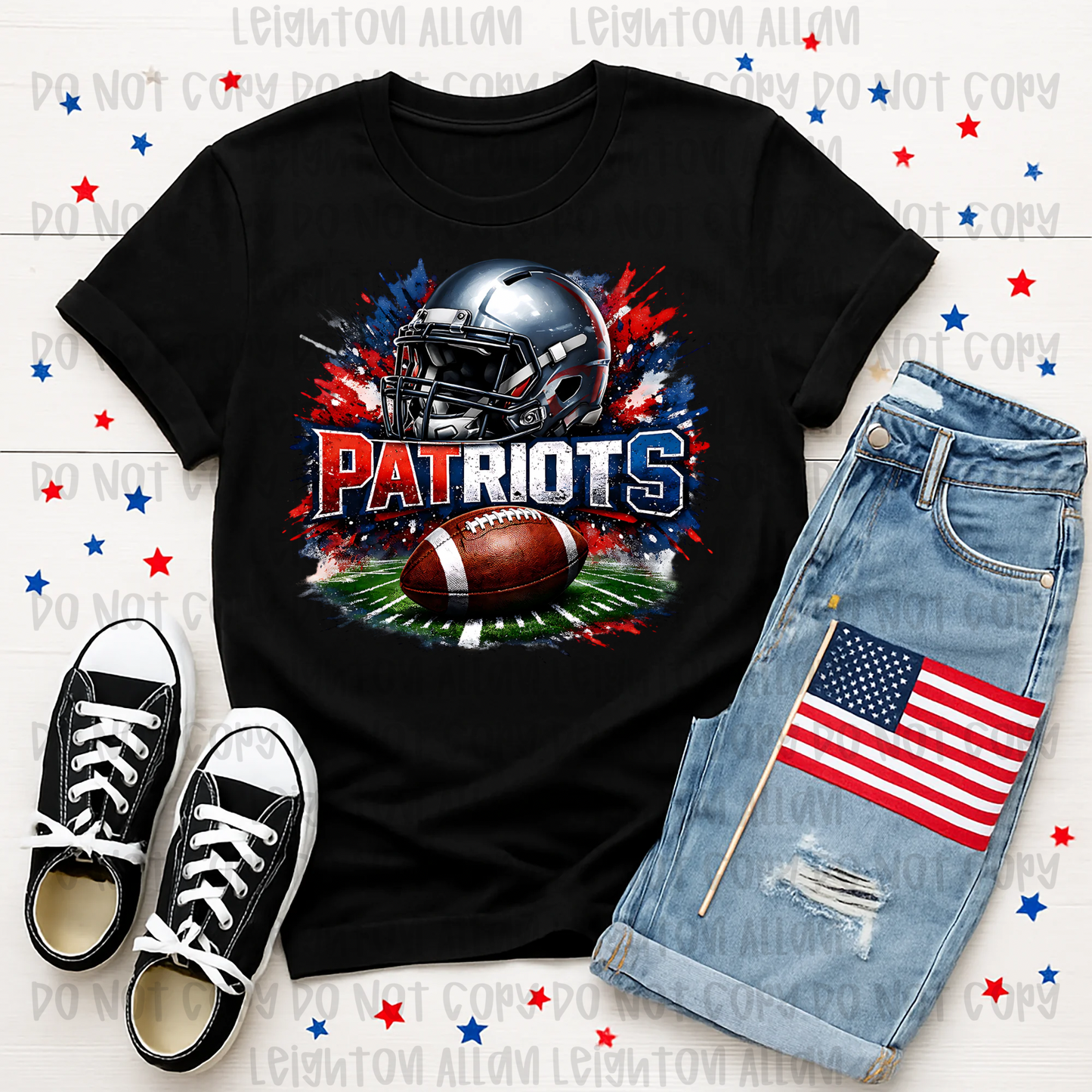 Faith Academy Patriots Friday Night Lights Spirit Tee