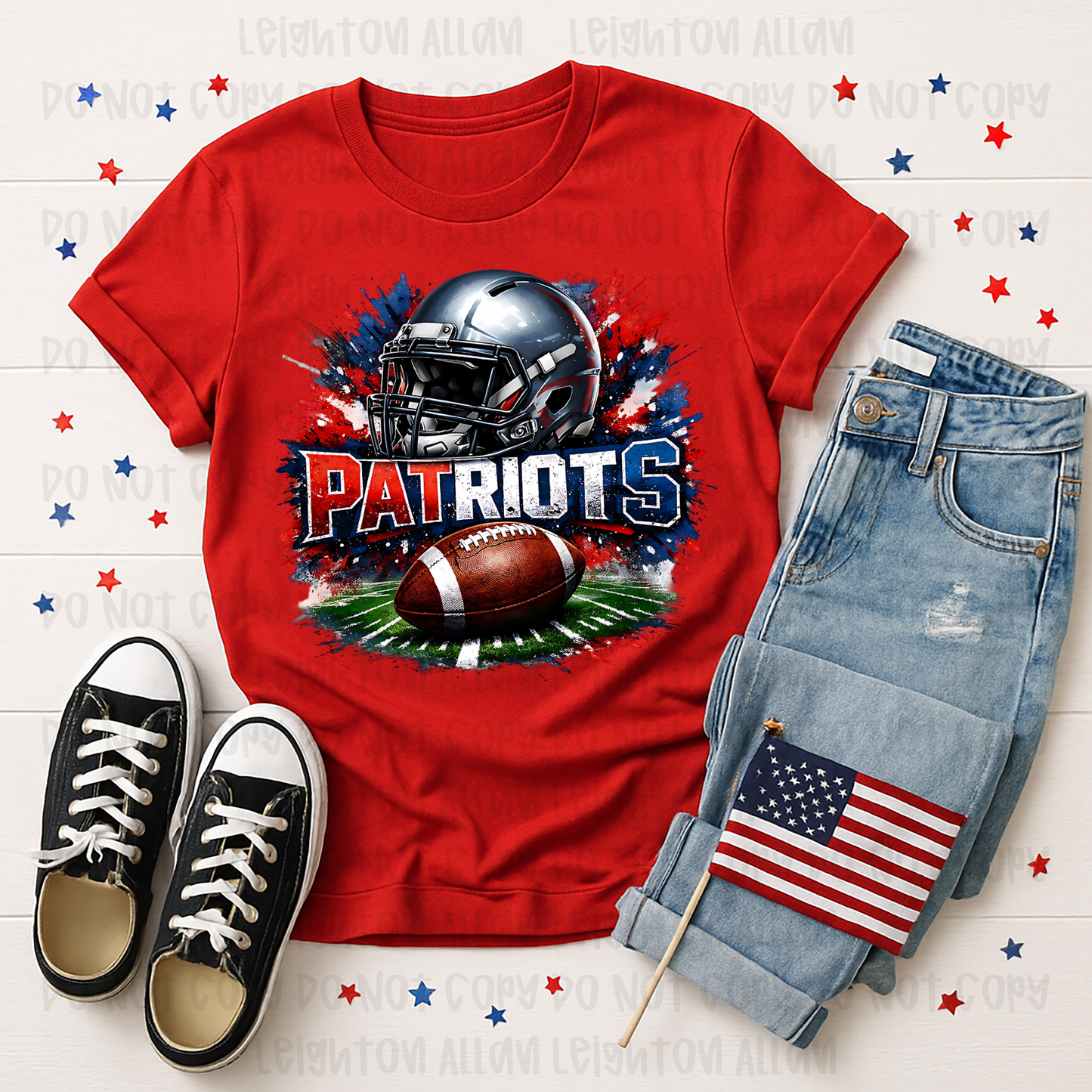 Faith Academy Patriots Friday Night Lights Spirit Tee