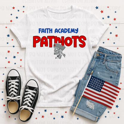 Faith Academy Patriots Classic Spirit Tee