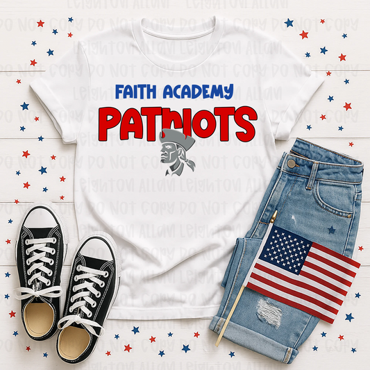Faith Academy Patriots Classic Spirit Tee