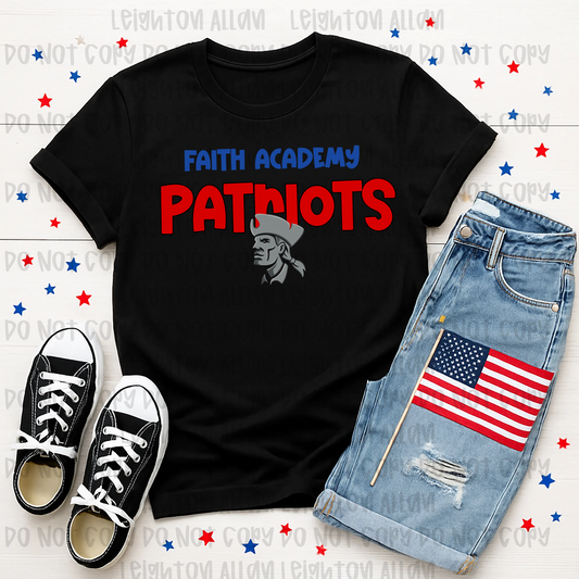 Faith Academy Patriots Classic Spirit Tee