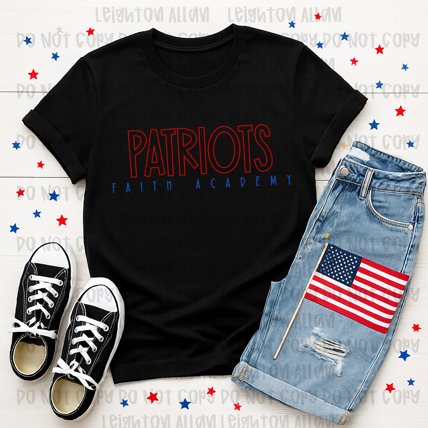 Faith Academy Patriots Classic Spirit Tee