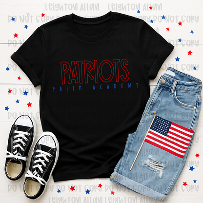 Faith Academy Patriots Classic Spirit Tee