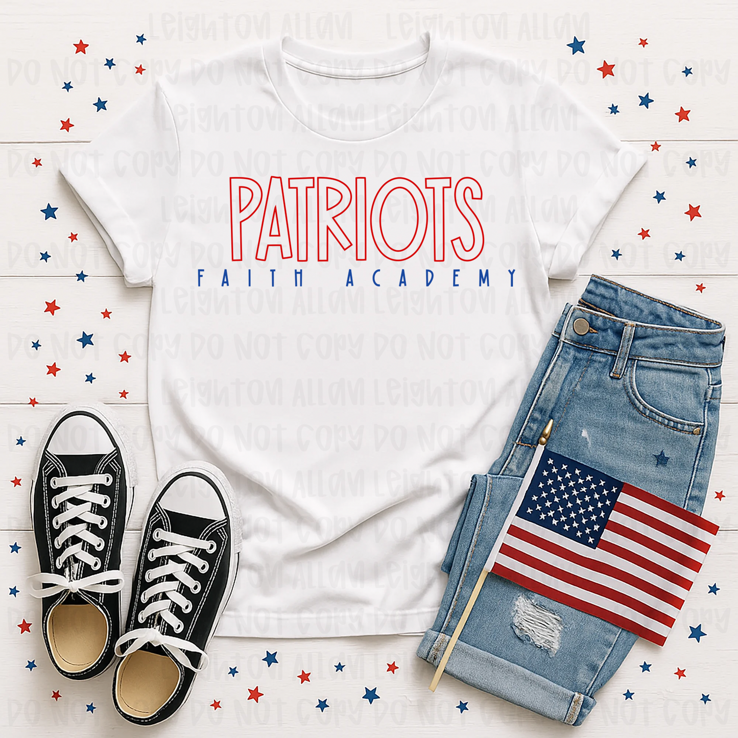 Faith Academy Patriots Classic Spirit Tee
