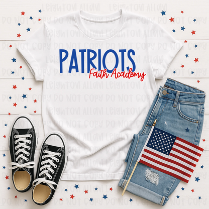 Faith Academy Patriots Signature Spirit Tee