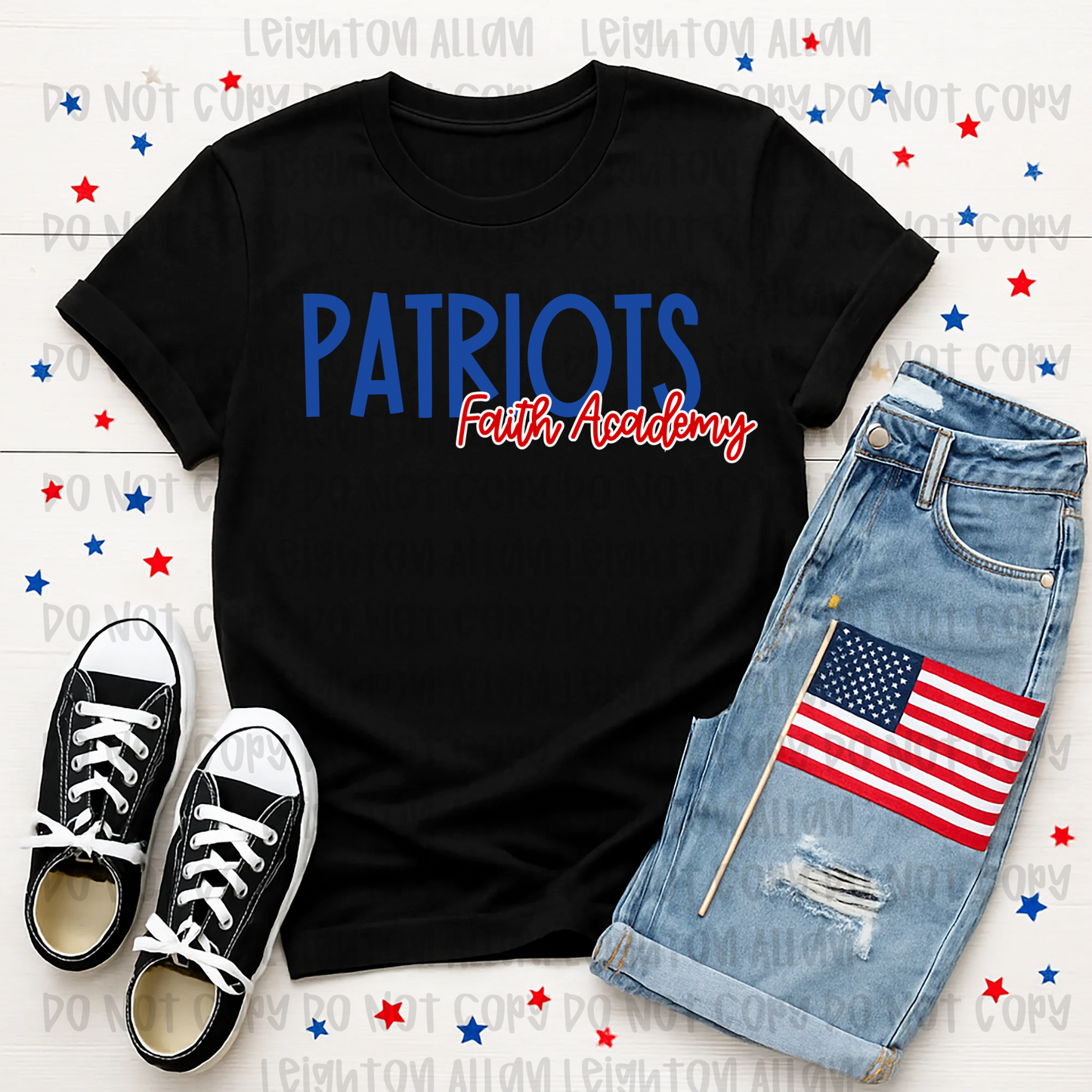 Faith Academy Patriots Signature Spirit Tee