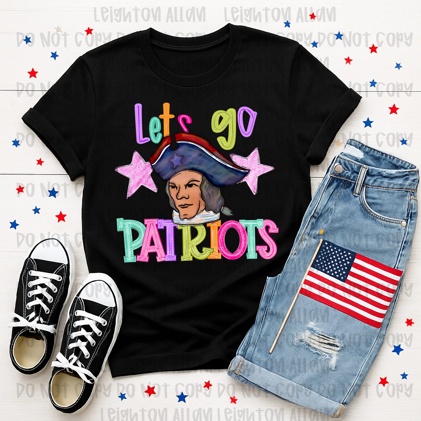 Let’s Go Patriots Retro Spirit Tee