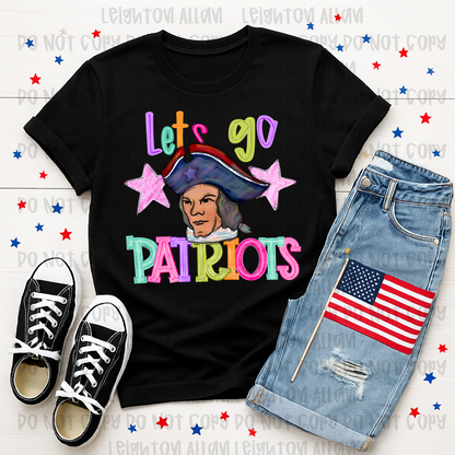 Let’s Go Patriots Retro Spirit Tee