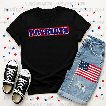 Retro Block Patriots Spirit Tee