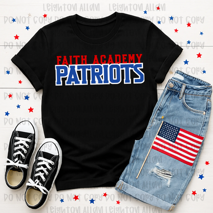 Faith Academy Patriots Classic Spirit Tee