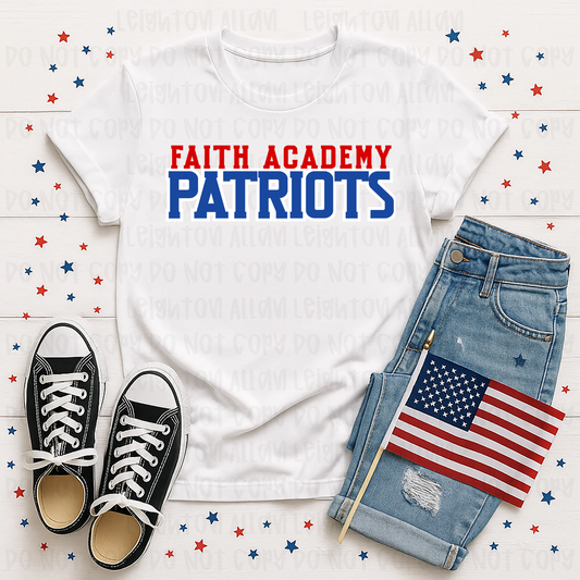 Faith Academy Patriots Classic Spirit Tee