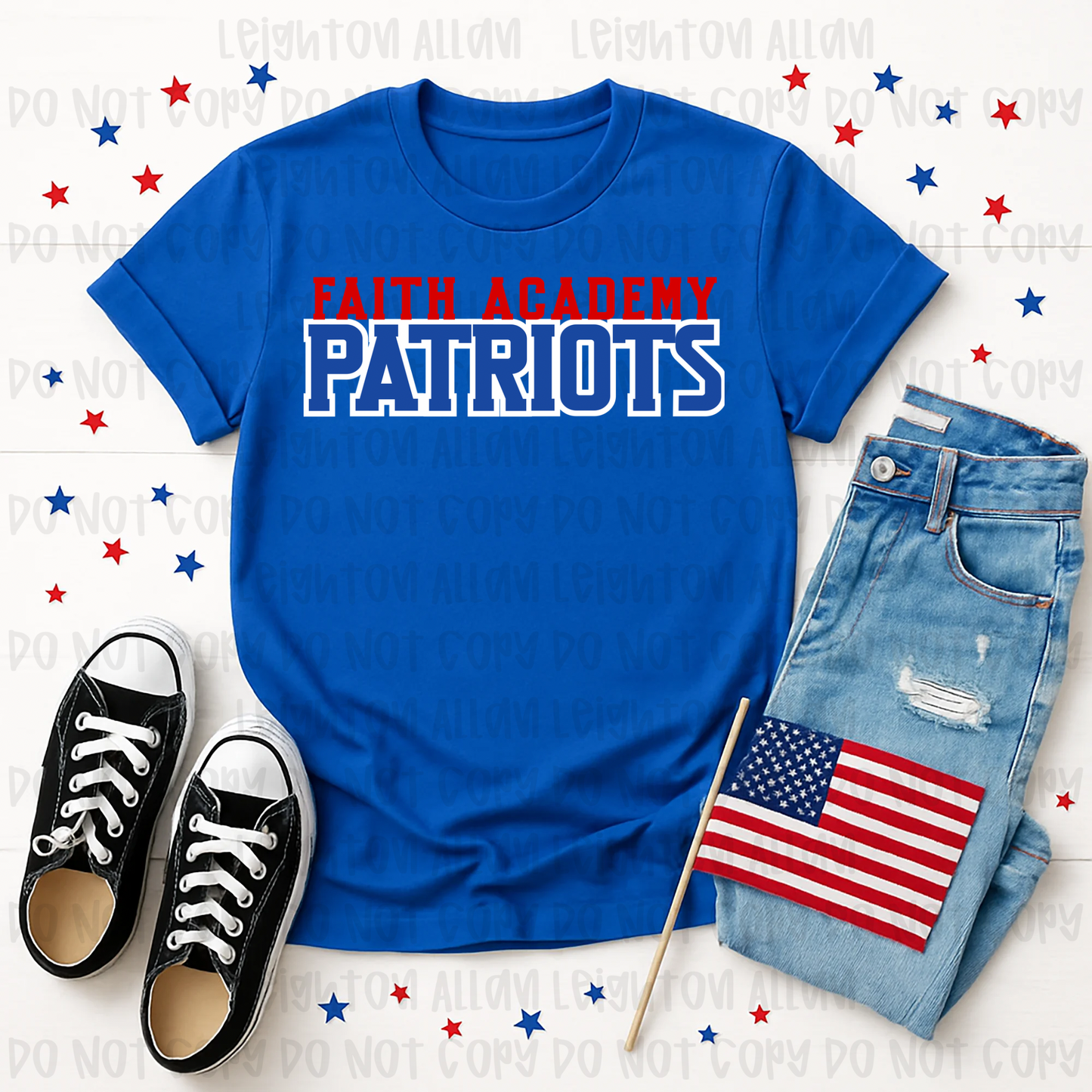 Faith Academy Patriots Classic Spirit Tee