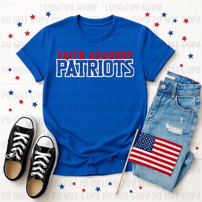 Faith Academy Patriots Classic Spirit Tee