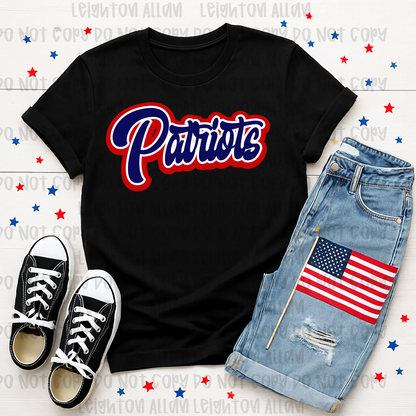 Patriots Bold Script Spirit Tee