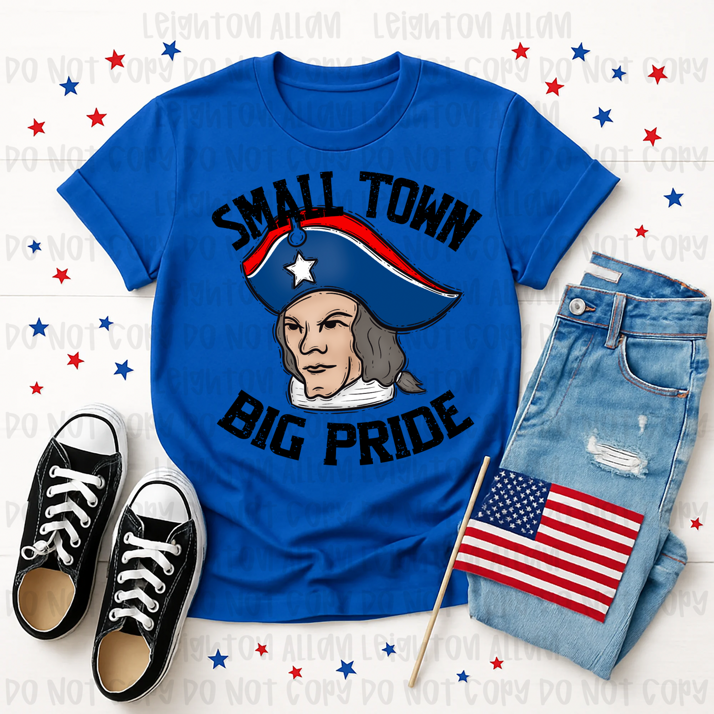 Small Town, Big Pride Patriots Spirit Tee