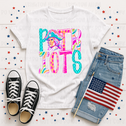 Faith Academy Patriots Neon School Spirit Shirt