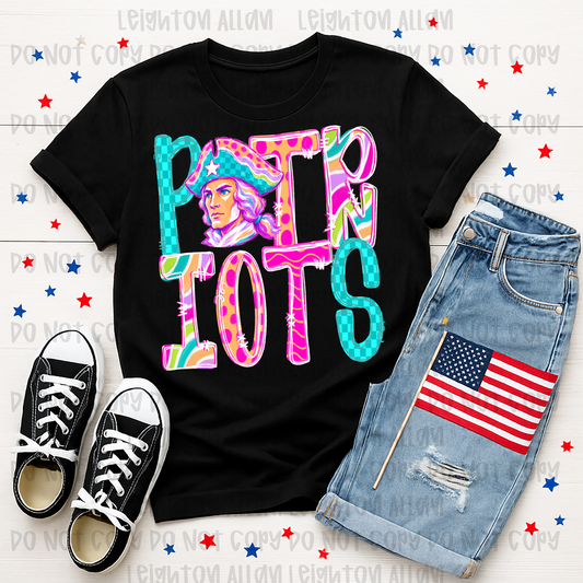 Faith Academy Patriots Neon School Spirit Shirt