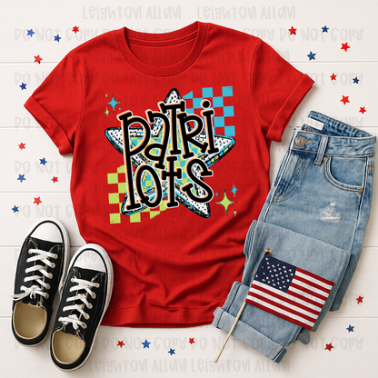 Faith Academy Patriots Retro Star Spirit Shirt