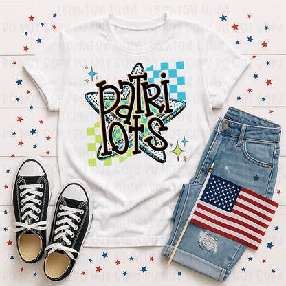 Faith Academy Patriots Retro Star Spirit Shirt