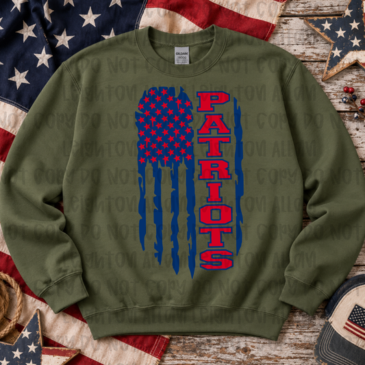 Patriots Patriotic flag Sweatshirt