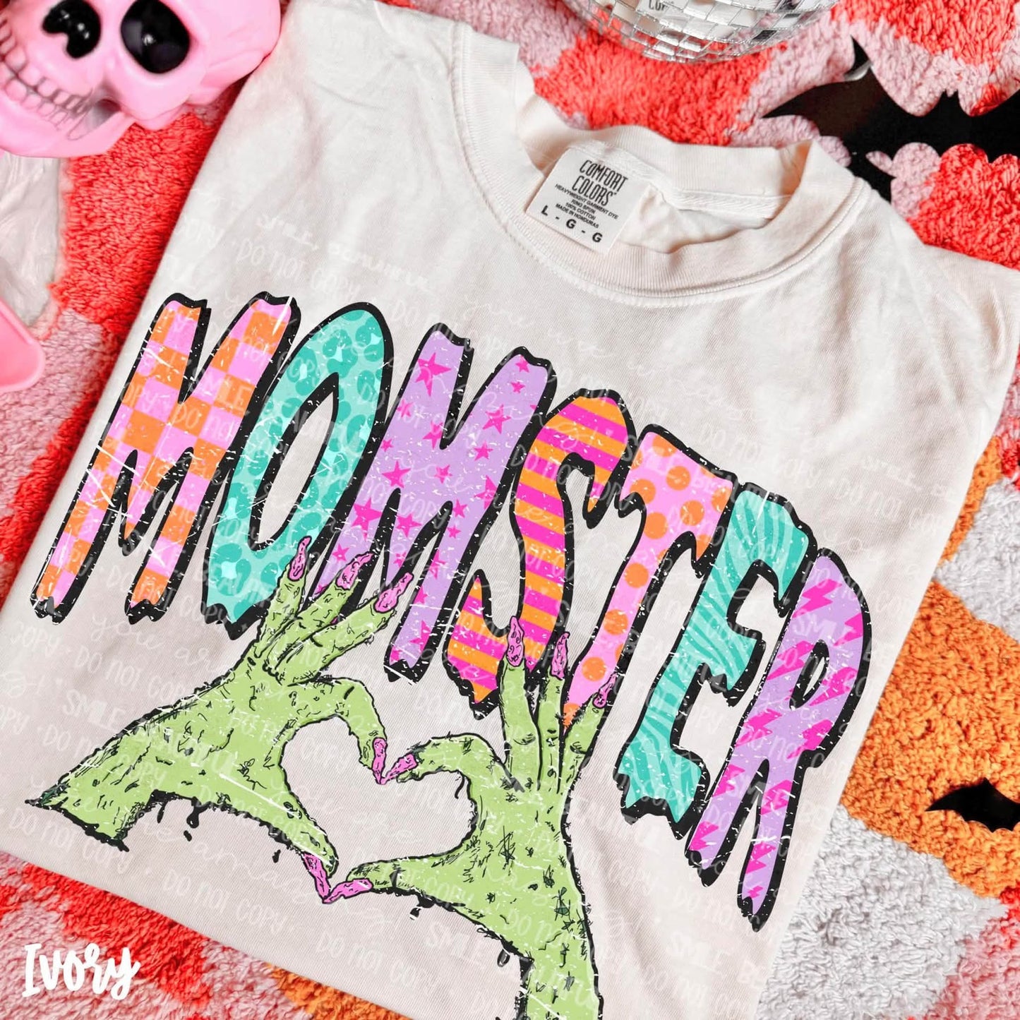 Momster or Mommy's Little monster Halloween Tshirt