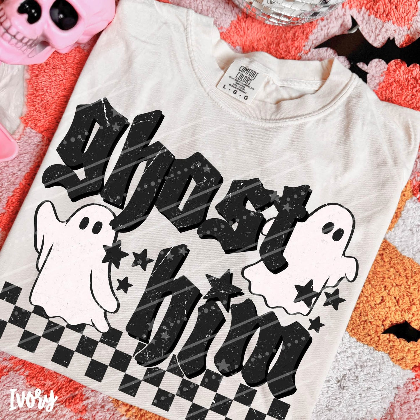 Ghost Him Distressed Tee