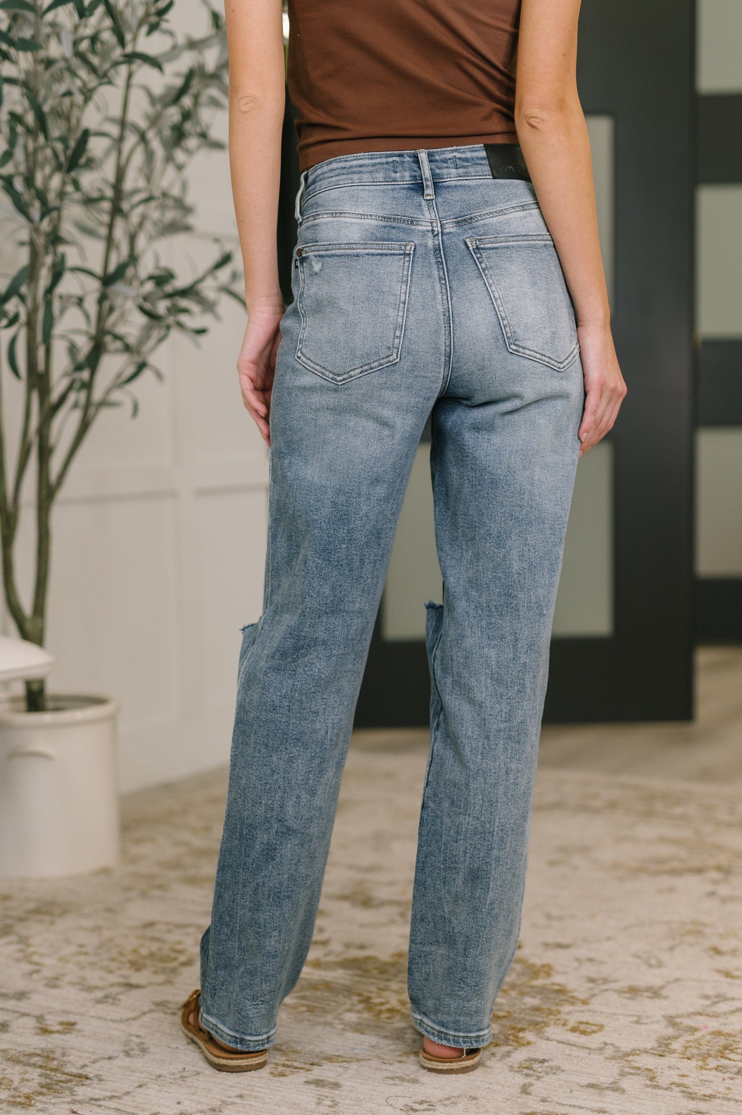 Kayla High Waist Rigid Magic Slim Straight